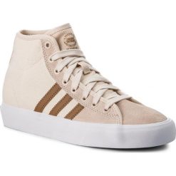 Buty adidas - Matchcourt High Rx B22785 Linen/Rawdes/Ecrtin. Brązowe buty sportowe damskie Adidas, bez wzorów, ze skóry, eleganckie. W wyprzedaży za 269,00 zł.