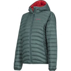 Marmot Damska kurtka puchowa Wm's Aruna Hoody Mallard Green M. Zielone kurtki sportowe damskie Marmot, s, bez wzorów, z puchu, bez kaptura. Za 639,00 zł.