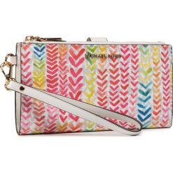 Duży Portfel Damski MICHAEL MICHAEL KORS - Jet Set 32T0GJ6W4Y Dblzp Wristlet. Różowe portfele damskie MICHAEL Michael Kors, bez wzorów. Za 589,00 zł.