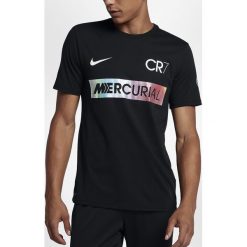 Nike Koszulka męska CR7 M NK DRY SQD TOP SS GX czarny r. L. Czarne koszulki sportowe męskie marki Nike, l. Za 97,11 zł.