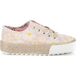 Trampki chłopięce: Trampki Espadryle W Stokrotki GRACE