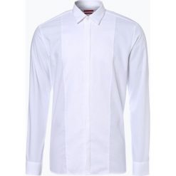 HUGO - Koszula męska łatwa w prasowaniu – Easto, czarny. Czarne koszule męskie HUGO, m, bez wzorów, eleganckie, bez kołnierzyka, bez rękawów. Za 399,95 zł.