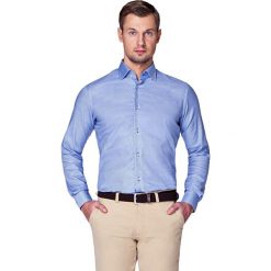 Koszula Granatowa Zamur. Niebieskie koszule męskie LANCERTO, m, z bawełny, eleganckie. W wyprzedaży za 139,90 zł.