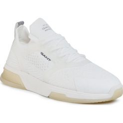 Sneakersy GANT - Hightown 20638529 Off White G20. Białe sneakersy męskie GANT, na co dzień, bez wzorów, z tworzywa sztucznego, bez zapięcia. W wyprzedaży za 349,00 zł.