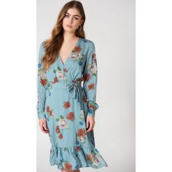 Sukienki: Gestuz Kopertowa sukienka Natacha – Blue