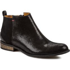 Botki NESSI - 58704 Czarny Lizaro/Czarny 19. Czarne buty zimowe damskie Nessi, z lakierowanej skóry, na zamek. W wyprzedaży za 249,00 zł.
