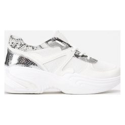 Białe Sneakersy Olenore. Białe sneakersy damskie Born2be, ze skóry. Za 99,99 zł.