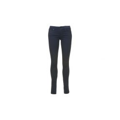 Jeansy slim fit Replay LUZ. Niebieskie jeansy damskie marki Replay, bez wzorów, z jeansu. Za 455,20 zł.