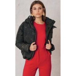 Kurtki damskie: NA-KD Trend Kurtka moro z ociepleniem – Green
