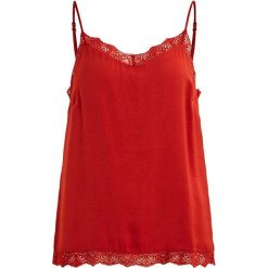 VILA Panie rękawów Cava Lace Single t-Noos Ketchup (rozmiar XS). Koszule damskie Vila, xs, bez wzorów, bez kołnierzyka, bez rękawów. W wyprzedaży za 82,00 zł.