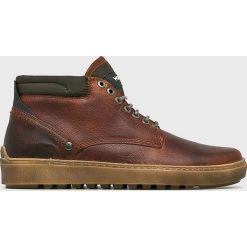 Wrangler - Buty Historic Chukka. Pomarańczowe buty sportowe męskie marki Wrangler, ze skóry, na sznurówki. W wyprzedaży za 279,90 zł.