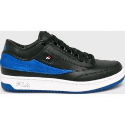 Fila - Buty. Czarne buty sportowe męskie Fila, ze skóry, na sznurówki. W wyprzedaży za 269,90 zł.