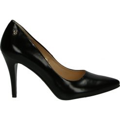 Czółenka - 101021 TN J18. Czarne buty ślubne damskie Venezia, ze skóry. Za 199,00 zł.