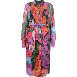 Twinset Sukienka. Czarne sukienki damskie Twin Set, na co dzień, w paski, bez kołnierzyka, bez rękawów, długie, proste. Za 579,00 zł.