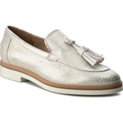 Lordsy GEOX - D Janalee E D725AE 000TC C1209 Off Whit/White. Żółte półbuty damskie Geox, ze skóry, bez obcasa, na obcasie. W wyprzedaży za 239,00 zł.