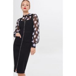 Jeansowa sukienka bodycon - Szary. Szare sukienki damskie Mohito, z jeansu, bodycon. Za 159,99 zł.