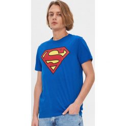 T-shirt Superman - Niebieski. Niebieskie t-shirty męskie House, s, z motywem z bajki, bez kołnierzyka. Za 49,99 zł.