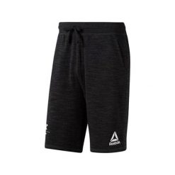 Reebok Spodenki Ufc Fg Fight Week Short, Mężczyźni Szorty męskie czarny XL. Czarne spodenki i szorty męskie Reebok, xl, bez wzorów, krótkie. W wyprzedaży za 239,09 zł.