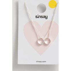 Naszyjniki Bff - Jasny szary. Szare naszyjniki damskie Sinsay. Za 15,00 zł.