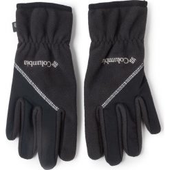 Rękawice narciarskie COLUMBIA - Wind Bloc Women's Glove 1860021 Black 010. Czarne rękawiczki damskie Columbia, bez wzorów, z poliesteru. W wyprzedaży za 99,00 zł.