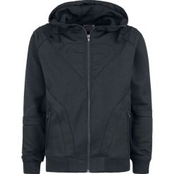 Bejsbolówki męskie: Superman Logo Bluza z kapturem rozpinana czarny