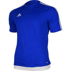 Koszulki sportowe męskie: Adidas Koszulka piłkarska męska Estro 15 niebiesko-biała r. XXL (S16148)