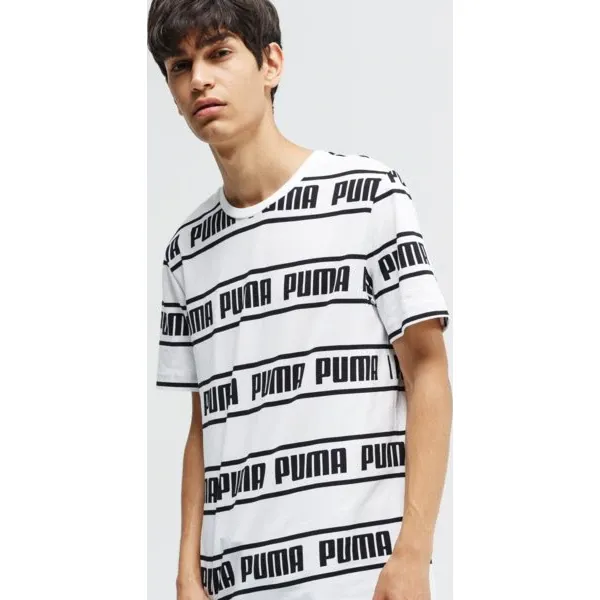 Puma Koszulka Ss Amplified , biały, rozmiar XL. Białe koszulki męskie Puma, xl, z nadrukiem, z elastanu, klasyczne, bez kołnierzyka, z krótkim rękawem, krótkie. Za 119,99 zł.