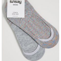 Balerinki - Szary. Szare baleriny damskie Sinsay, bez wzorów, bez obcasa. Za 9,99 zł.