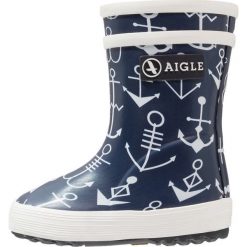 Buty zimowe damskie: Aigle BABY FLAC KID Kalosze dark navy