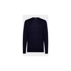 Swetry Tommy Hilfiger TT0TT05849 LUXURY WOOL. Niebieskie swetry męskie TOMMY HILFIGER, s, bez wzorów, bez kołnierzyka, bez kaptura. Za 442,38 zł.