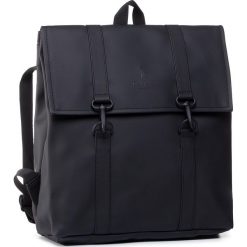 Plecak RAINS - Msn Bag Mini 1357 Black. Czarne torby męskie skórzane Rains, bez wzorów, ze skóry ekologicznej, sportowe. Za 269,00 zł.