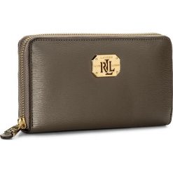 Portfele damskie: Duży Portfel Damski LAUREN RALPH LAUREN – Lrl Zip Wallet N79 L7885 AR032 XWJ13 Falcon