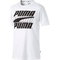 Puma Rebel Koszulka Biały. Białe podkoszulki męskie Puma, m, z nadrukiem, z bawełny, bez kołnierzyka, krótkie. Za 102,95 zł.