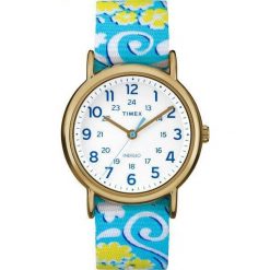 Zegarek Timex Damski TW2P90100 Weekender Indiglo niebieski. Niebieskie zegarki damskie marki Timex. Za 195,00 zł.