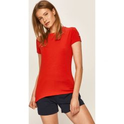 Fila - T-shirt piżamowy. Szare piżamy damskie Fila, s, bez wzorów, z bawełny, z krótkim rękawem. Za 159,90 zł.
