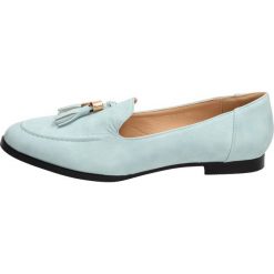 Niebieskie mokasyny, buty damskie VICES 7219. Niebieskie mokasyny damskie vices, na obcasie. W wyprzedaży za 49,00 zł.