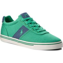 Tenisówki POLO RALPH LAUREN - Hanford 816688415001 Green. Zielone trampki męskie Polo Ralph Lauren, bez wzorów, z gumy, bez zapięcia. W wyprzedaży za 259,00 zł.