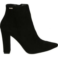 Botki - 830 CAM NER. Czarne botki damskie skórzane Venezia. Za 299,00 zł.