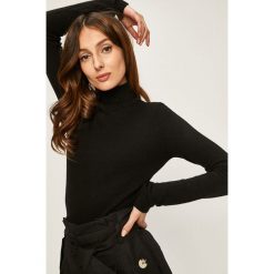 Answear - Sweter. Czarne swetry damskie ANSWEAR, s, bez wzorów, z poliesteru, bez rękawów. W wyprzedaży za 59,90 zł.