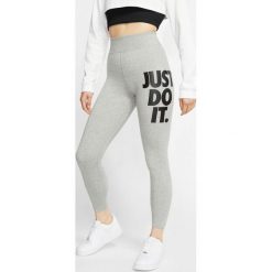 Nike Leg-A-See Legginsy Szary. Szare spodnie damskie Nike, l, bez wzorów, z elastanu. Za 137,95 zł.