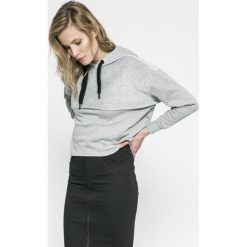 Noisy May - Bluza Aiden. Szare bluzy damskie marki Noisy May, s, bez wzorów, z bawełny, bez rękawów, z kapturem. W wyprzedaży za 49,90 zł.