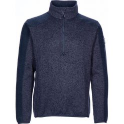 Bluza polarowa w kolorze granatowym. Niebieskie bluzy męskie s, z materiału, krótkie. W wyprzedaży za 109,95 zł.