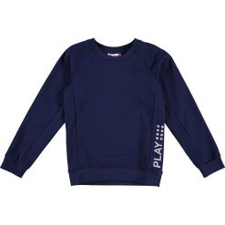 Bluza "Siam 502" w kolorze granatowym. Niebieskie bluzy niemowlęce LEGO Wear, z nadrukiem, bez rękawów, bez kaptura. W wyprzedaży za 72,95 zł.