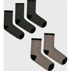 Jacqueline de Yong - Skarpetki (5-pack). Szare skarpetki damskie Jacqueline de Yong, bez wzorów, z elastanu. W wyprzedaży za 32,90 zł.
