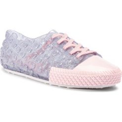 Półbuty MELISSA - Polibolha Sneaker Ad 32435 Clear Glitter/Pink/White 53475. Fioletowe półbuty damskie Melissa, na co dzień, bez wzorów, z tworzywa sztucznego, bez obcasa, na płaskiej podeszwie, bez zapięcia. W wyprzedaży za 229,00 zł.