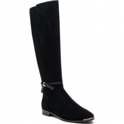 Oficerki TED BAKER - Lykla 9-17759 Black. Czarne buty zimowe damskie Ted Baker, z materiału, na obcasie. Za 1449,00 zł.