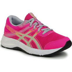 Buty ASICS - Contend 6 Gs 1014A086 Pink Glo/Piedmont Grey 072. Różowe buty sportowe damskie Asics, bez wzorów, z tworzywa sztucznego, sportowe, do biegania. Za 229,00 zł.