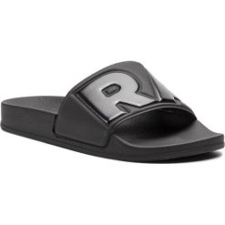 Klapki G-Star Raw Cart Slide II D08733-3593-990. Czarne klapki damskie G-Star RAW, bez wzorów, bez obcasa. Za 179,00 zł.