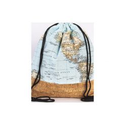 Worek mapa z korkiem. Szare plecaki damskie marki Gawka made by hand, bez wzorów, z bawełny. Za 55,00 zł.