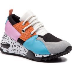 Sneakersy STEVE MADDEN - Cliff Sneaker SM11000185-04005-491 Turquoise Multi. Szare półbuty damskie Steve Madden, z zamszu. W wyprzedaży za 359,00 zł.